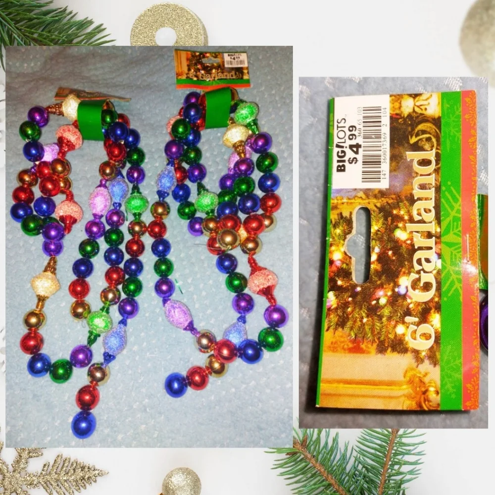 9Pc Pack Bundle of Various brands Multicolor Christmas Decor Garland